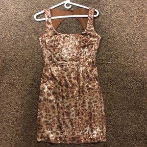 Cache Cheetah Print Mini Dress Size 6